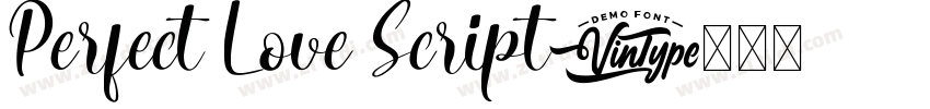 Perfect Love Script字体转换